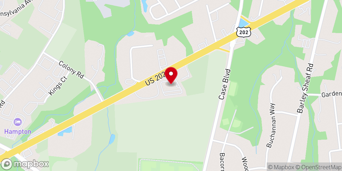 Map showing location of New Life Church