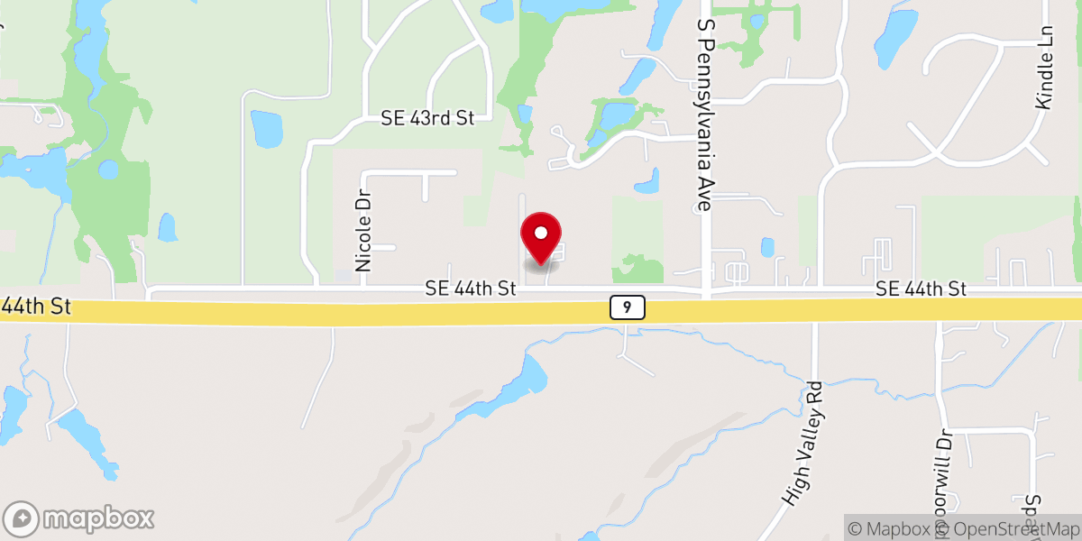 Map showing location of Grace Reformed Baptist Church of Norman