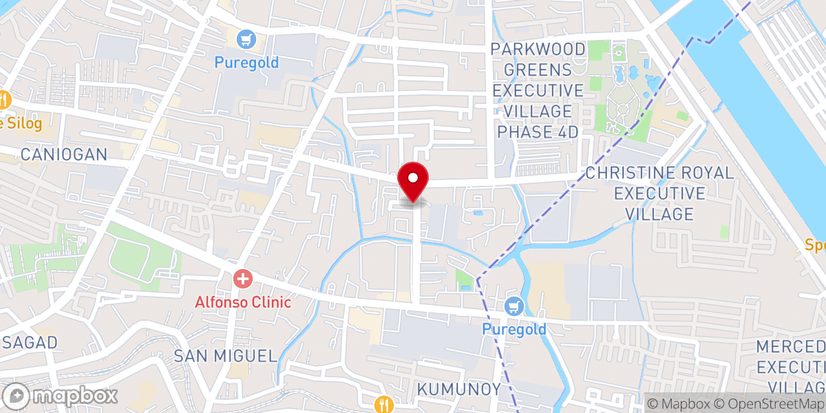 Map showing location of International Baptist Church Luis