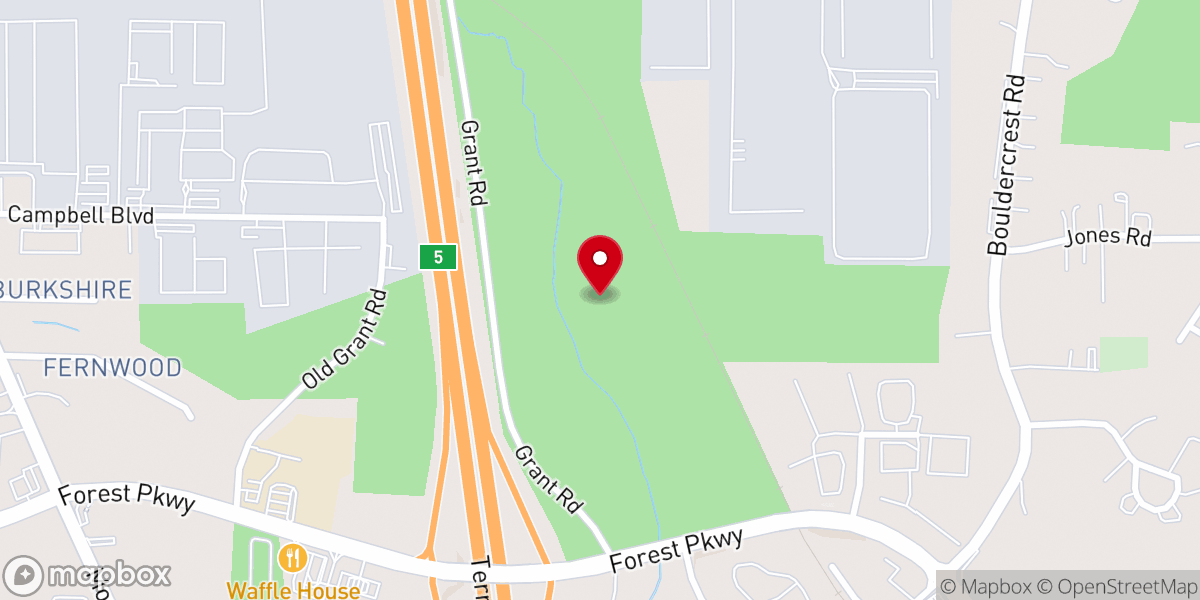 Map showing location of Crossover Retreat Inc