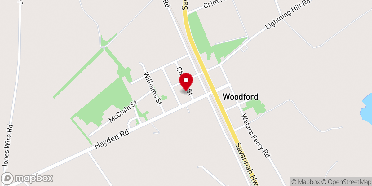 Map showing location of Holy Temple Cathedral Church of God in Christ