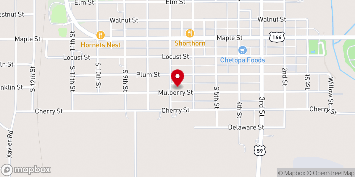 Map showing location of Mulberry Estates