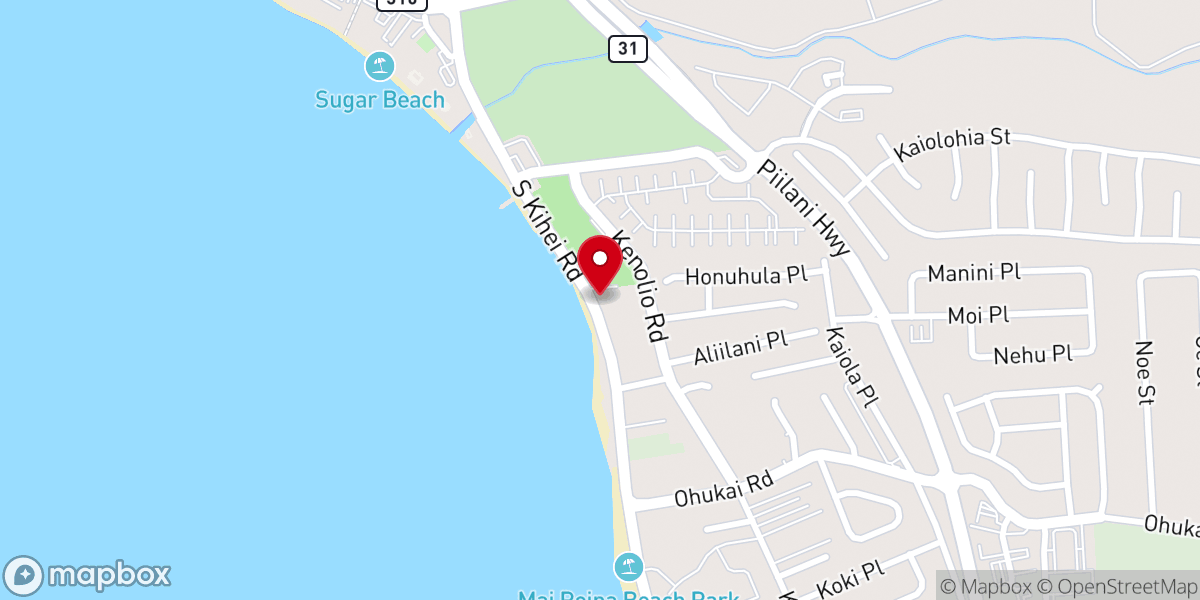 Map showing location of Keolahou Congregational Hawaiian Church