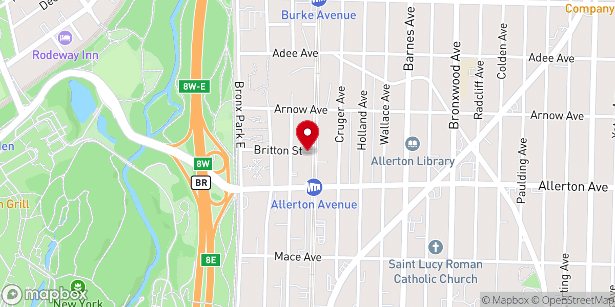 Map showing location of Innerlife Chapel International NY