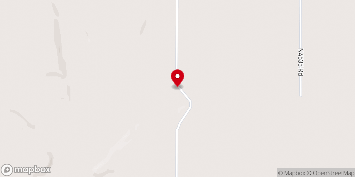 Map showing location of Buffalo Church