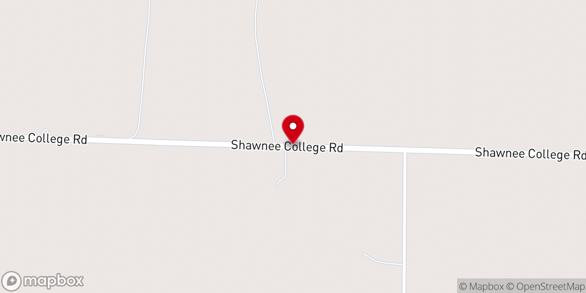 Map showing location of Cache Chapel Church