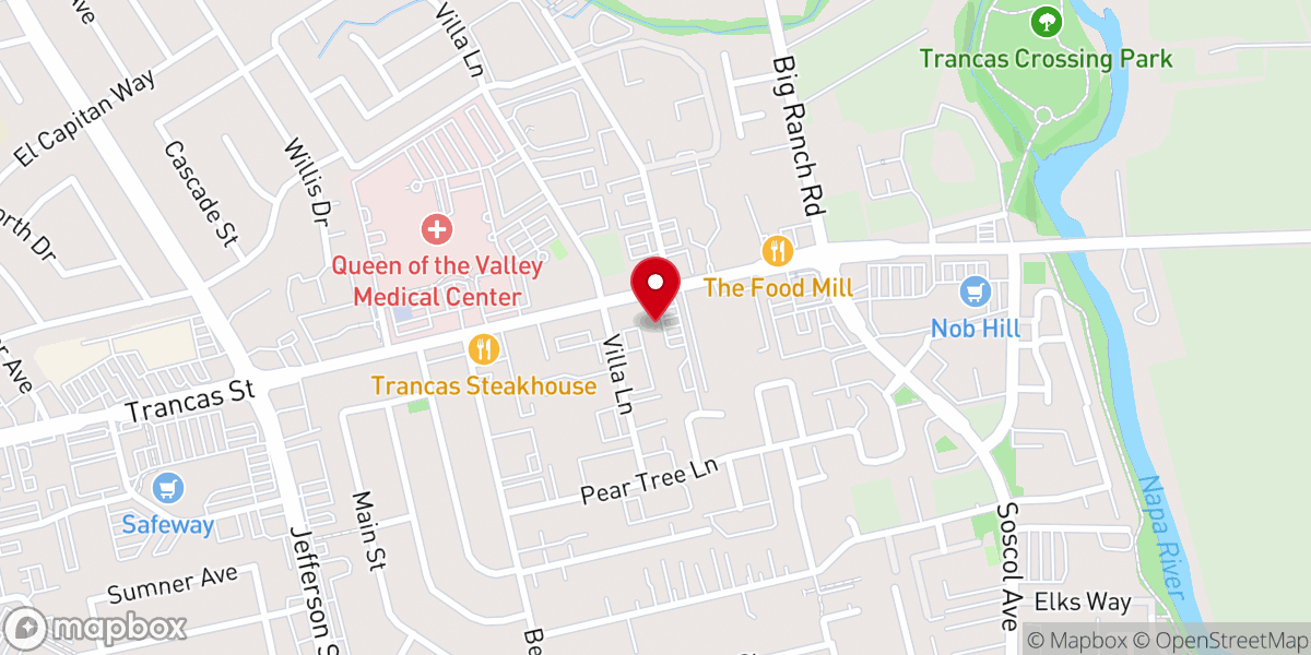 Map showing location of The Arbor Alliance Church