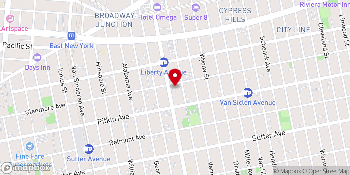 Map showing location of Holy Trinity Russian Orthodox Church