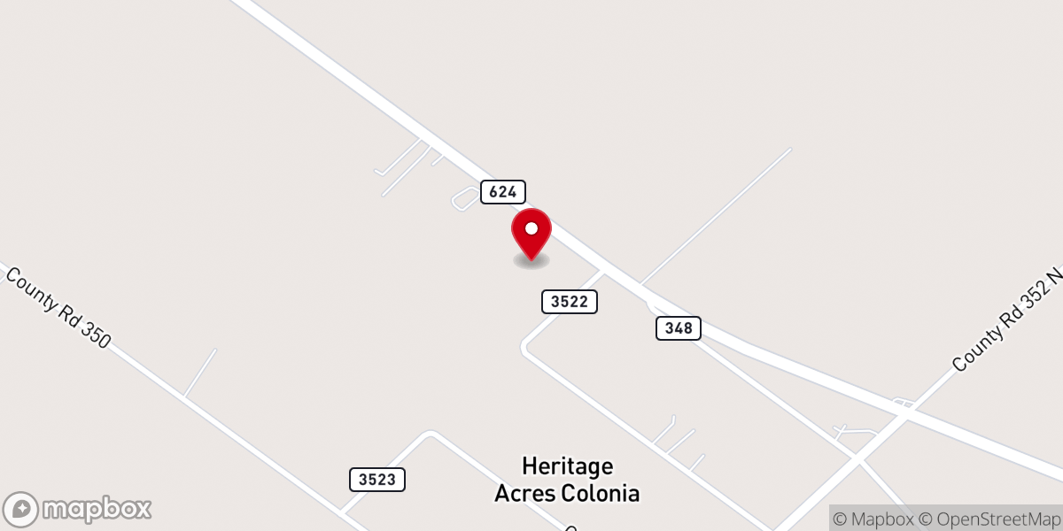 Map showing location of Cross Trails Cowboy Church