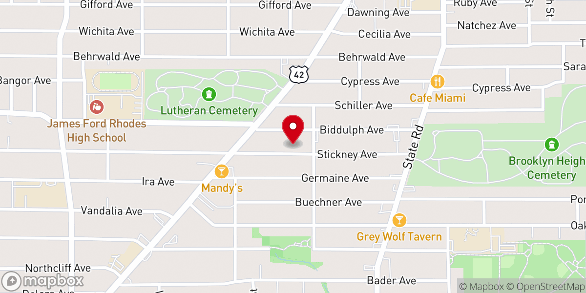 Map showing location of Chapel Hill Assembly of God Church