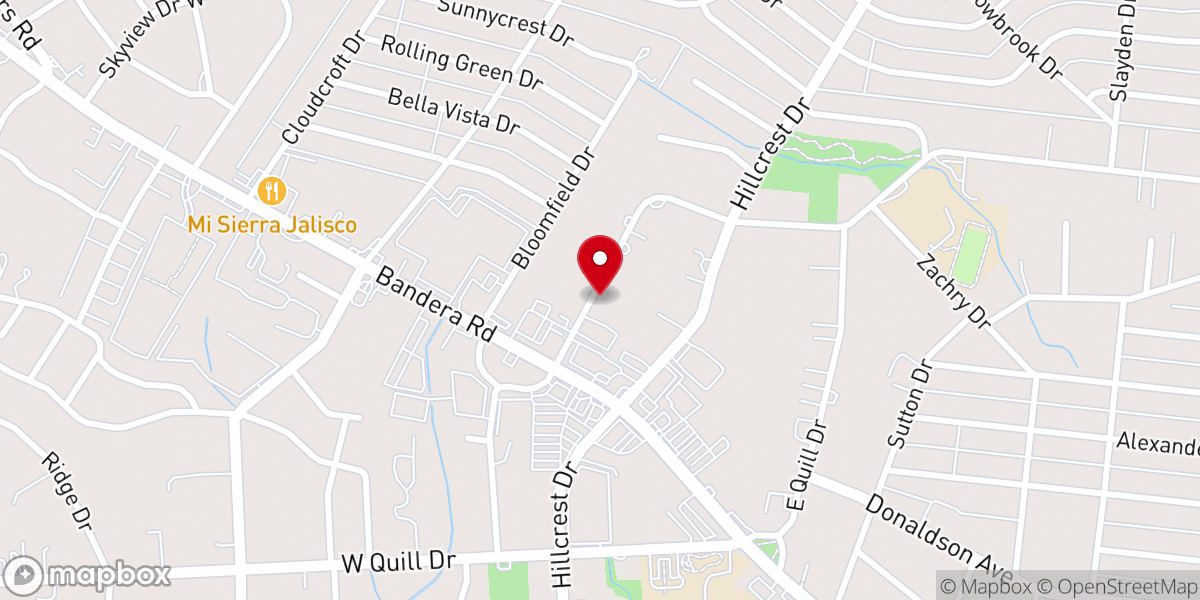 Map showing location of Expect a Miracle Church