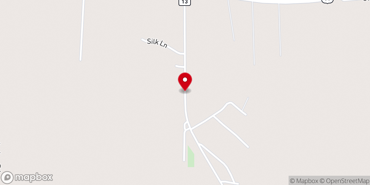 Map showing location of New Mt Pleasant Baptist Church