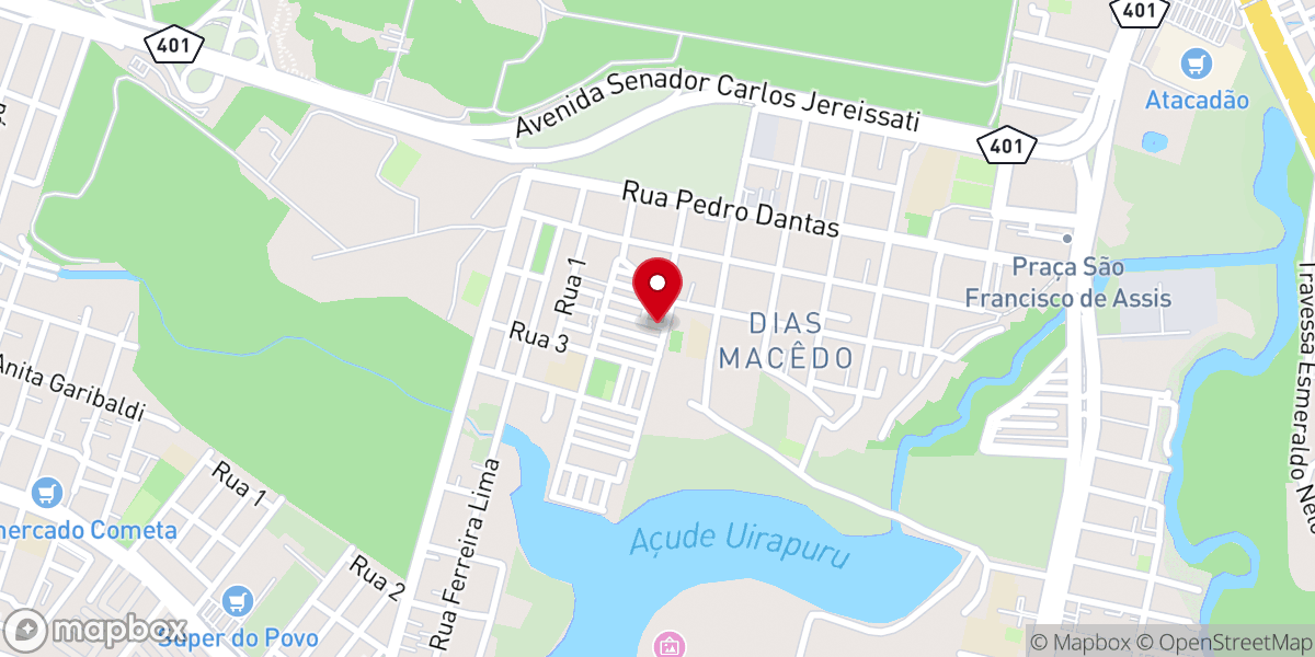 Map showing location of Igreja Pentecostal Monte dos Profetas - Dias Macedo