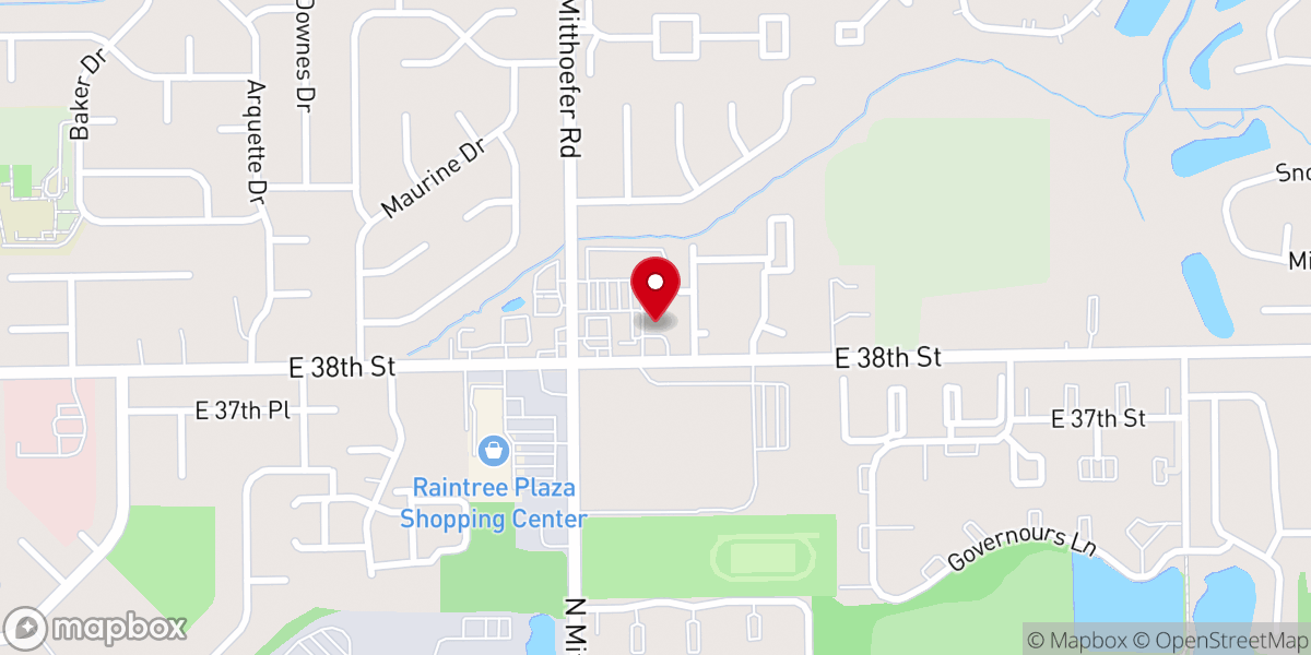Map showing location of Abundant Faith Missionary Baptist Church