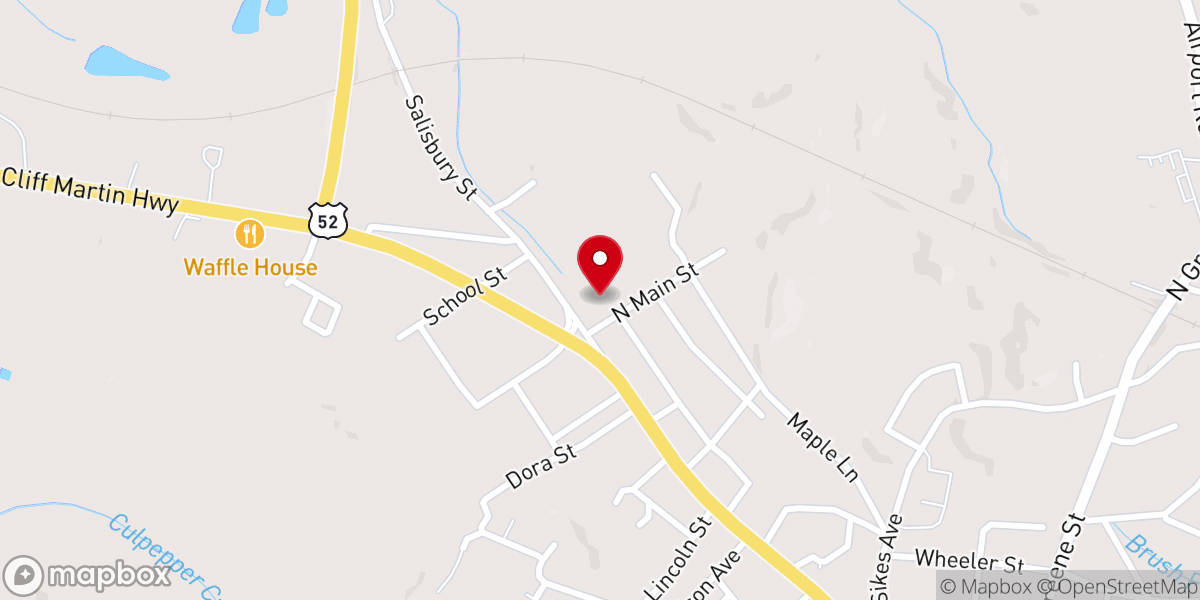 Map showing location of Greater St. Mark Church of Deliverance