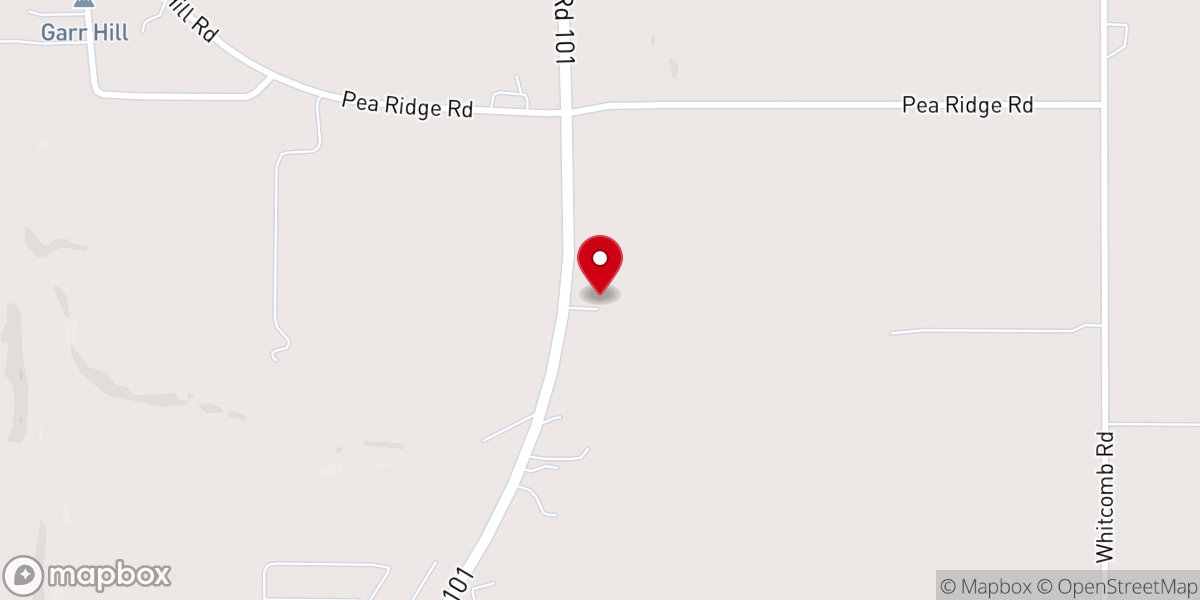 Map showing location of The Calvary Church - Brookville