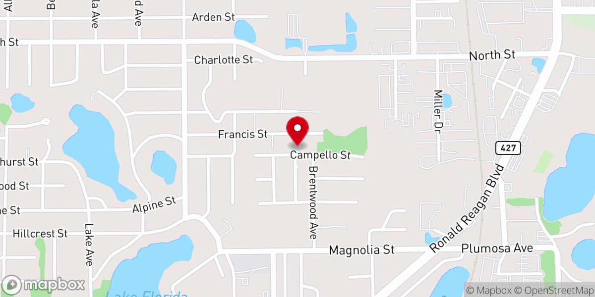 Map showing location of Temple of Faith