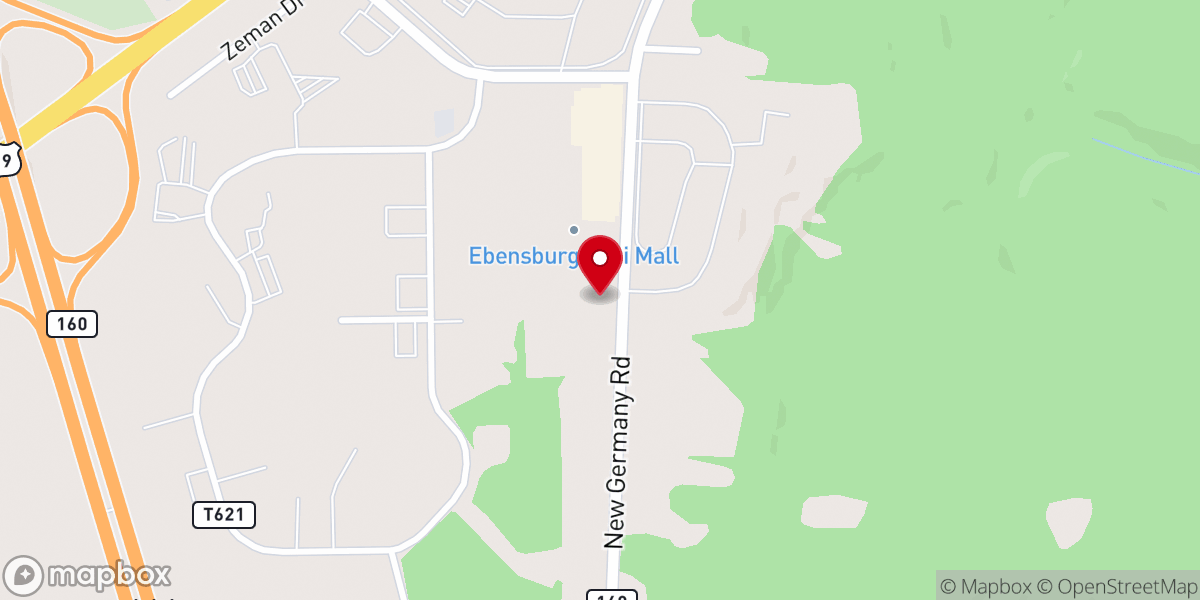 Map showing location of St. Vincent de Paul Society