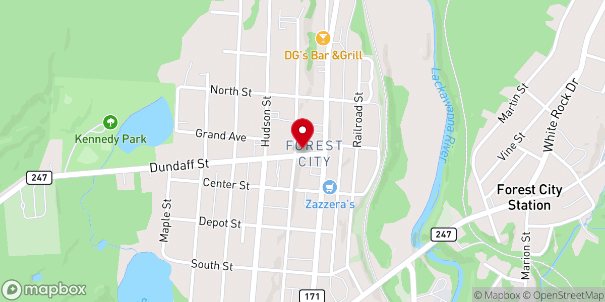 Map showing location of Christ Church