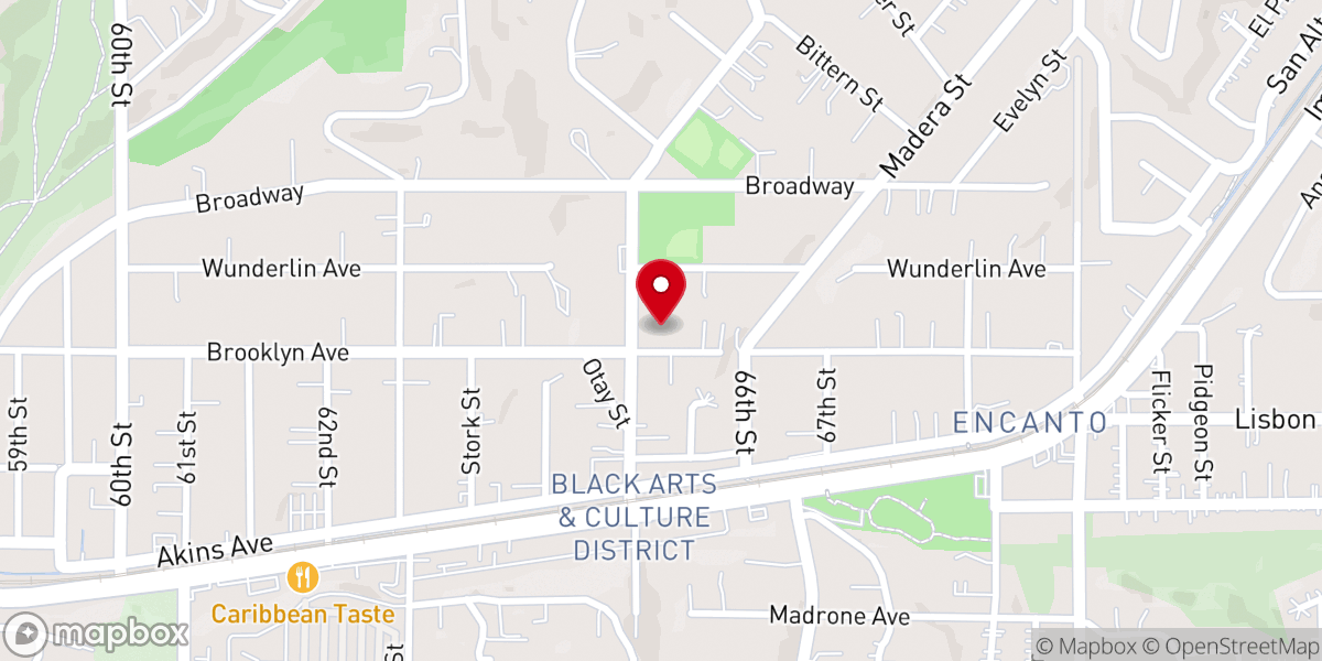 Map showing location of New Vision Church