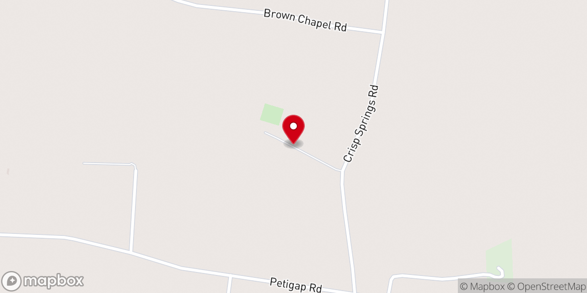 Map showing location of Grange Hall Chapel