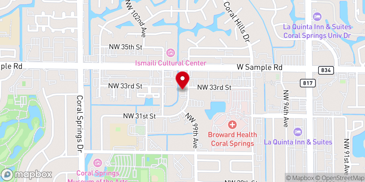 Map showing location of Harbour South Florida