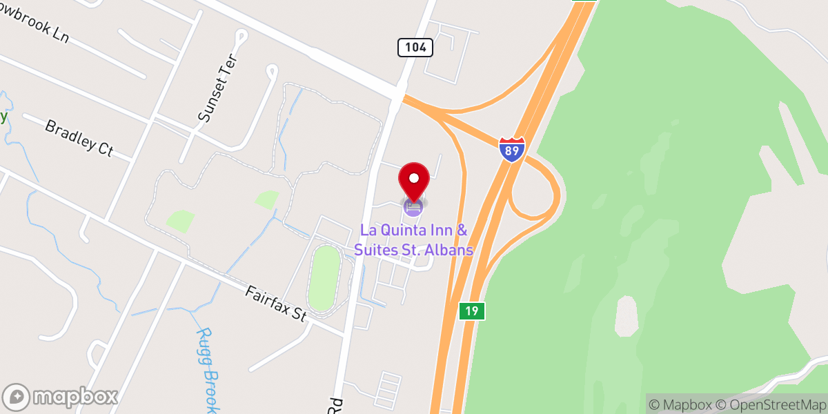 Map showing location of The Inn at St. Albans, Trademark Collection by Wyndham