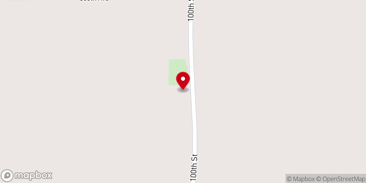 Map showing location of Trinity Lutheran Church