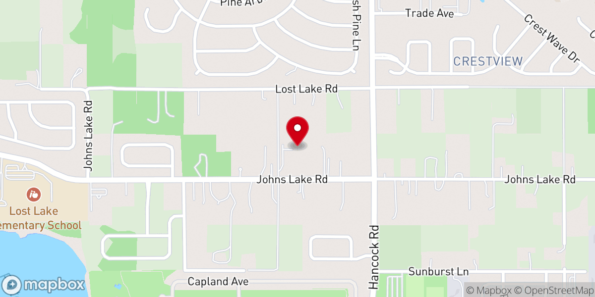 Map showing location of Faith Baptist Church