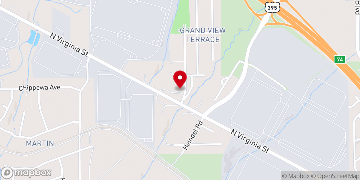 Map showing location of Mt Hope Baptist Church
