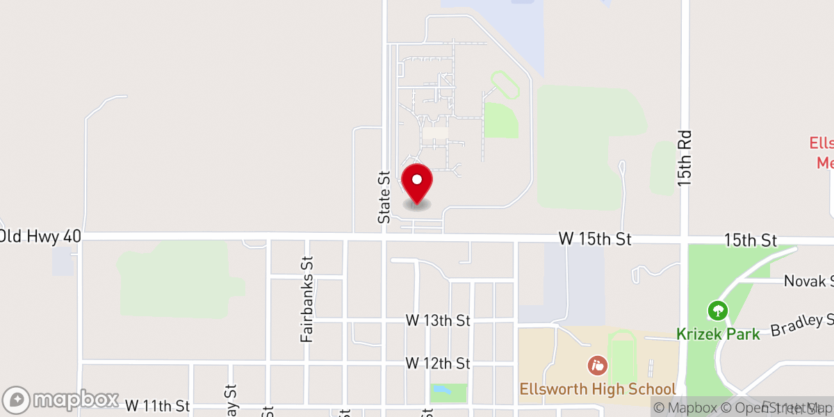 Map showing location of ECF Spiritual Life Center