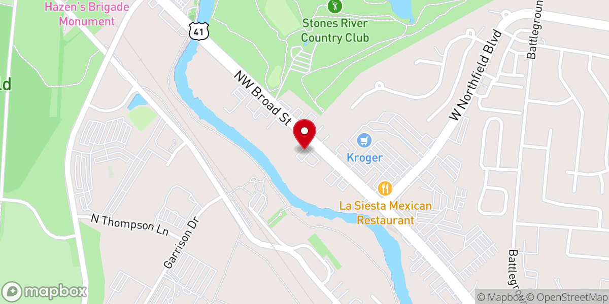 Map showing location of 180 Degrees Ministries