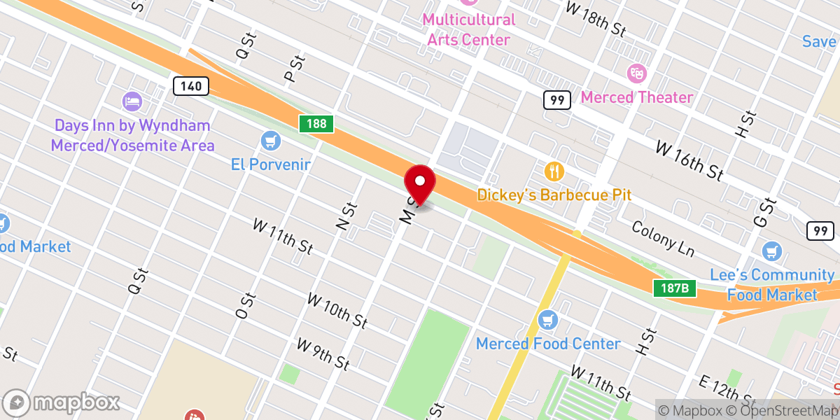 Map showing location of Sacred Heart Church