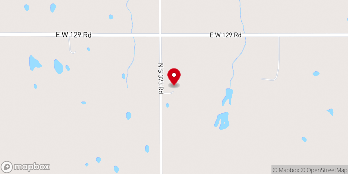Map showing location of Pecan Church