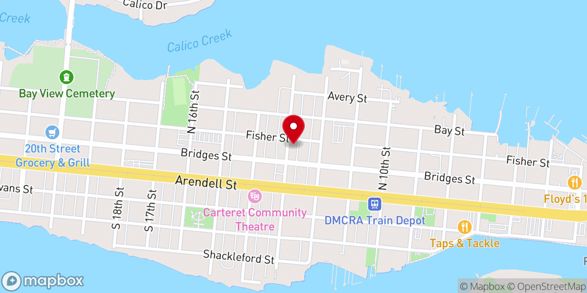 Map showing location of St Luke Missionary Baptist Church