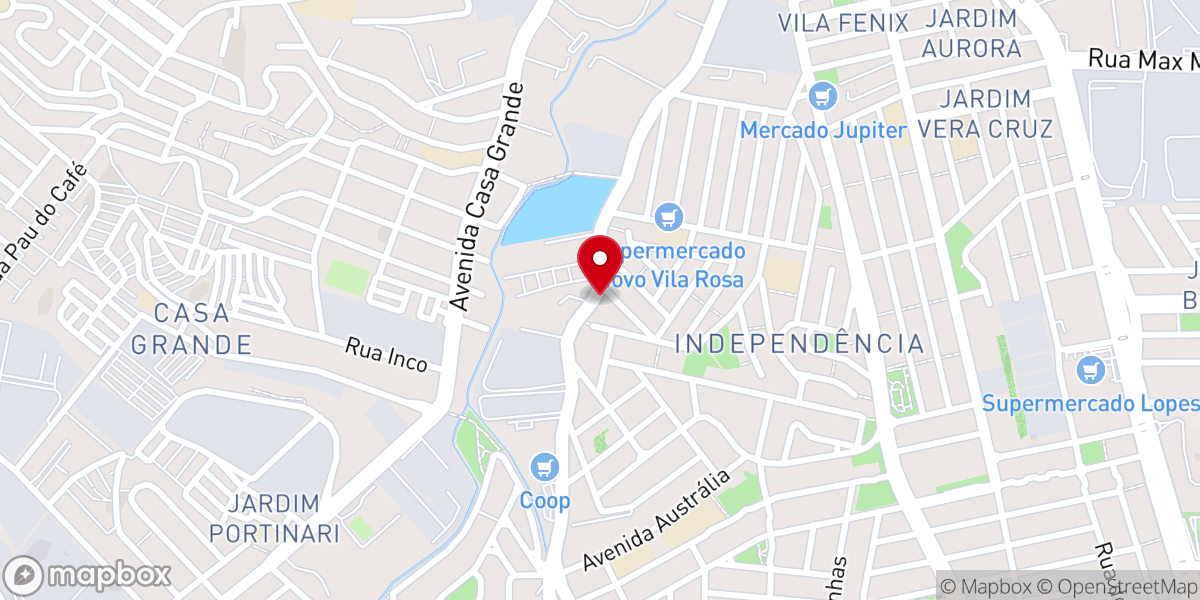 Map showing location of Igreja Assembléia de Deus Centro de Justiça