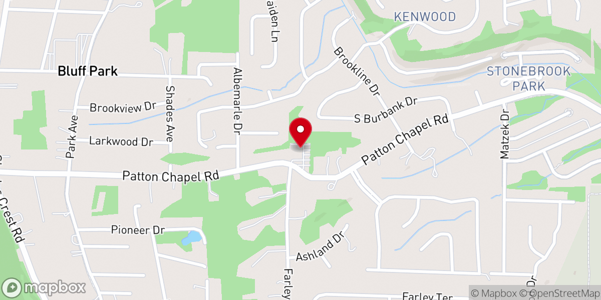 Map showing location of Birmingham Community Church