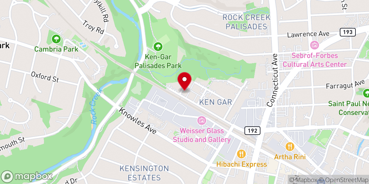 Map showing location of Lee Memorial AME Church
