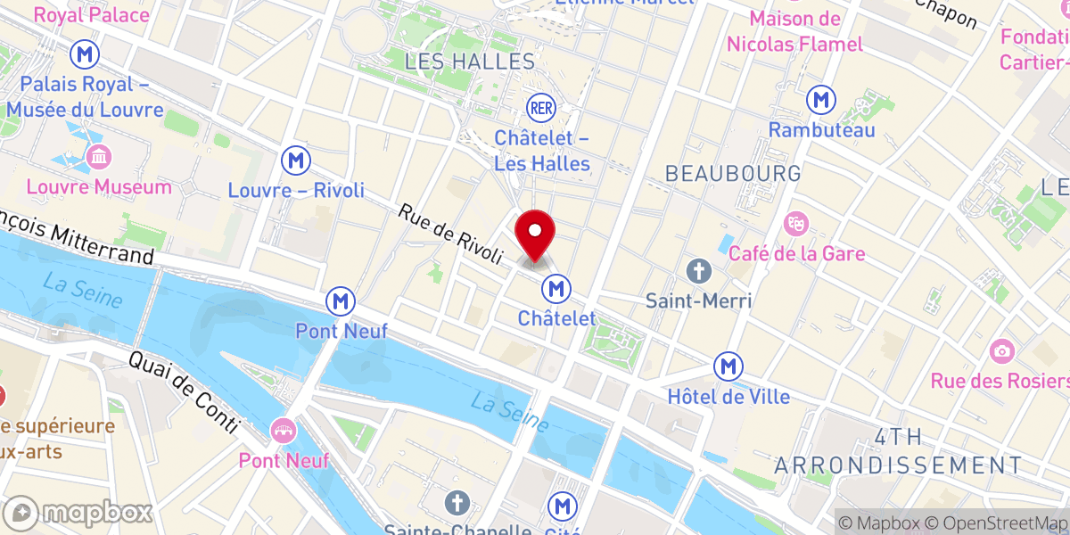 Map showing location of catedral sagrado corazon