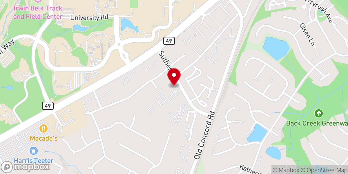 Map showing location of St. Thomas Aquinas Roman Catholic Church