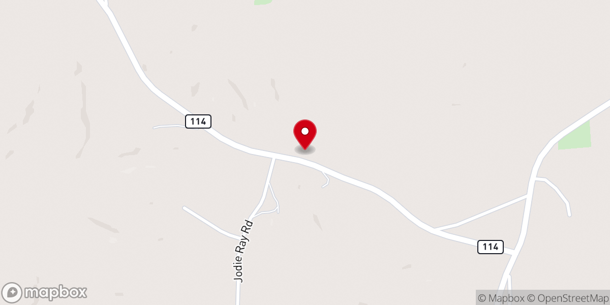 Map showing location of Union Baptist Church
