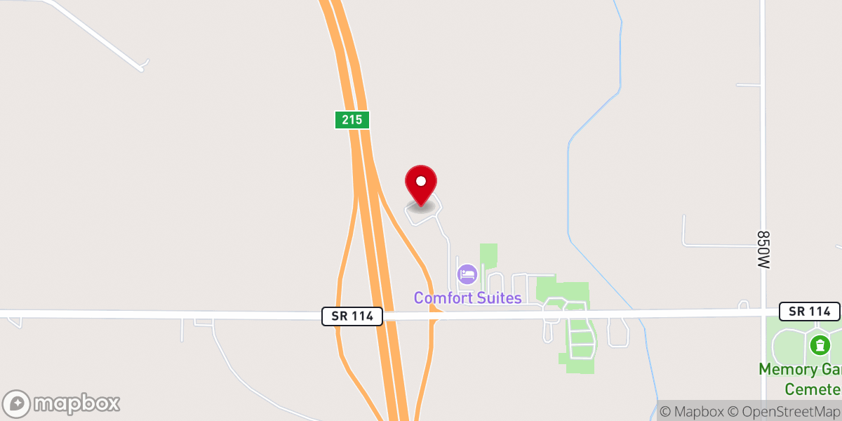 Map showing location of Holiday Inn Express Rensselaer by IHG