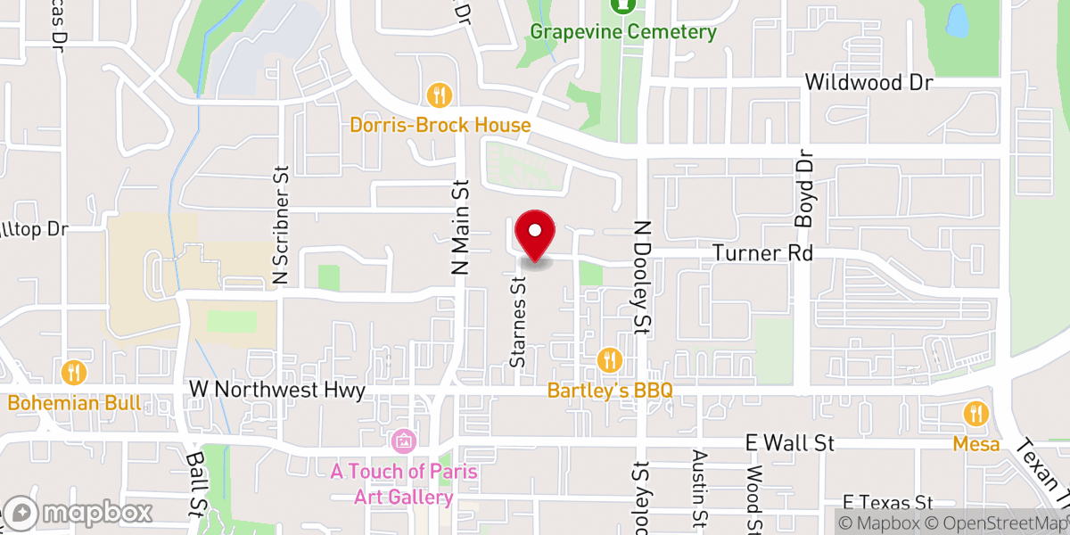 Map showing location of Love Chapel Church of God in Christ