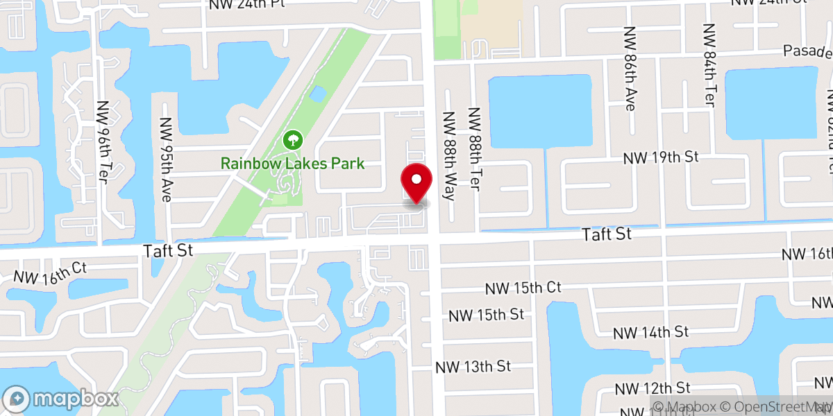 Map showing location of Pure Heart Church International