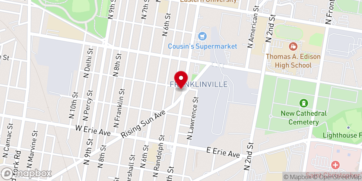 Map showing location of Iglesia Pentecostal Jehova Es Mi Guerrero Inc