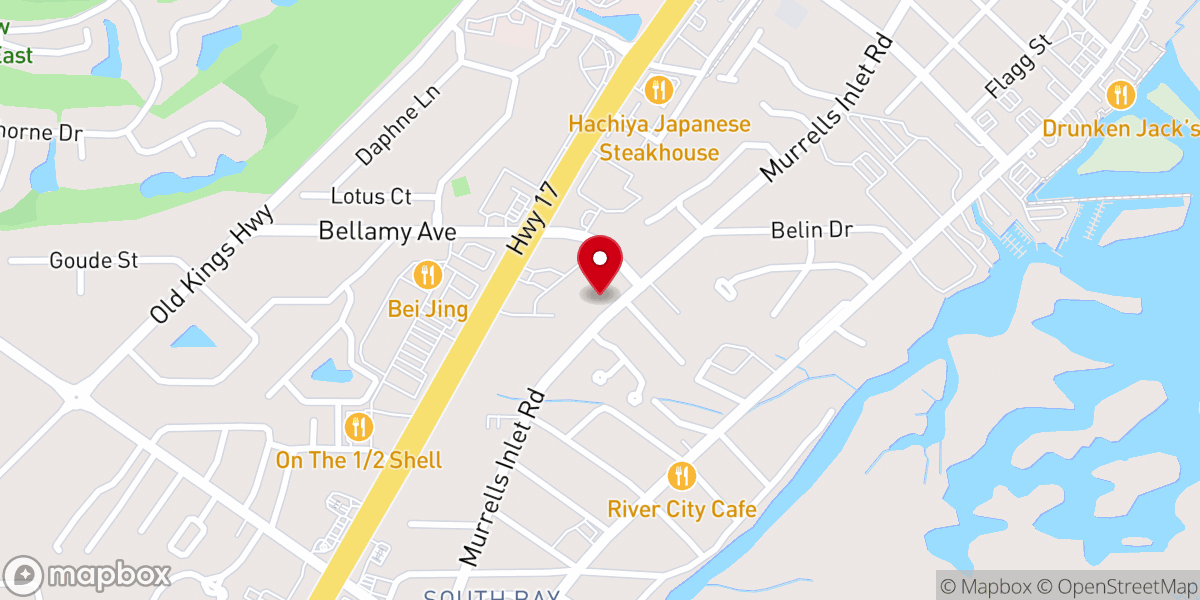 Map showing location of Annie Village Church