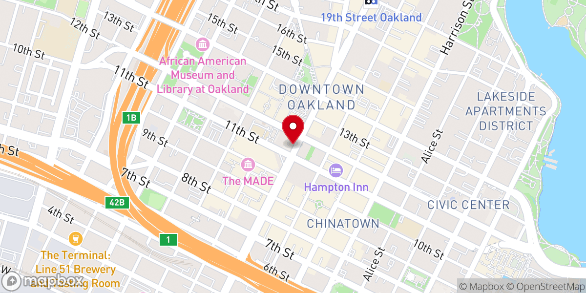 Map showing location of Orion Publishing Inc