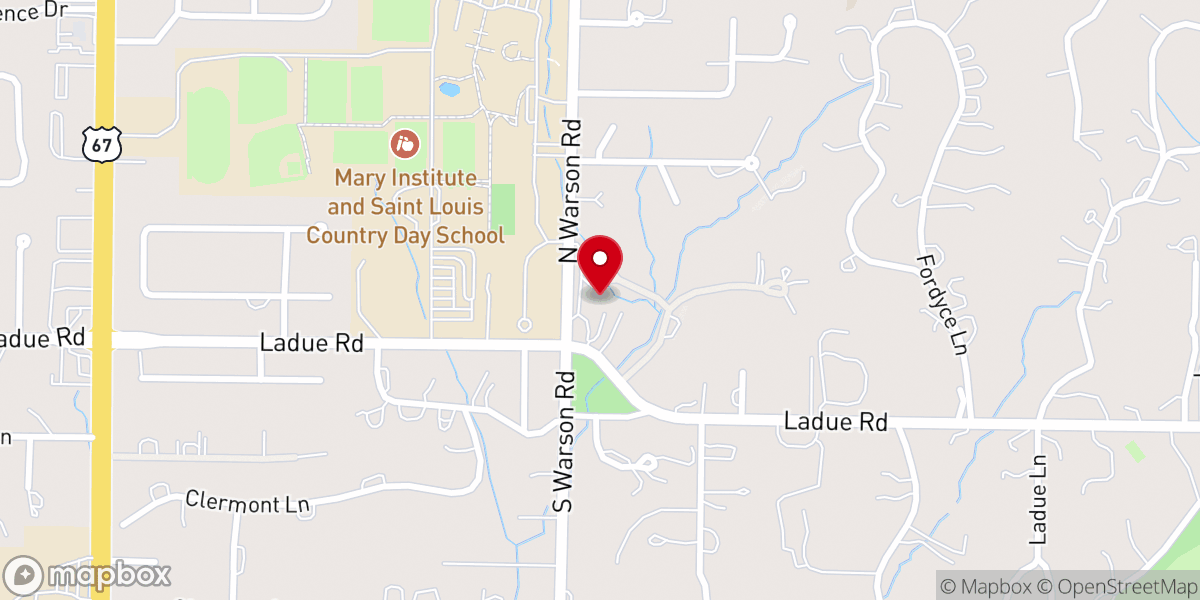 Map showing location of St Peter's Episcopal Church