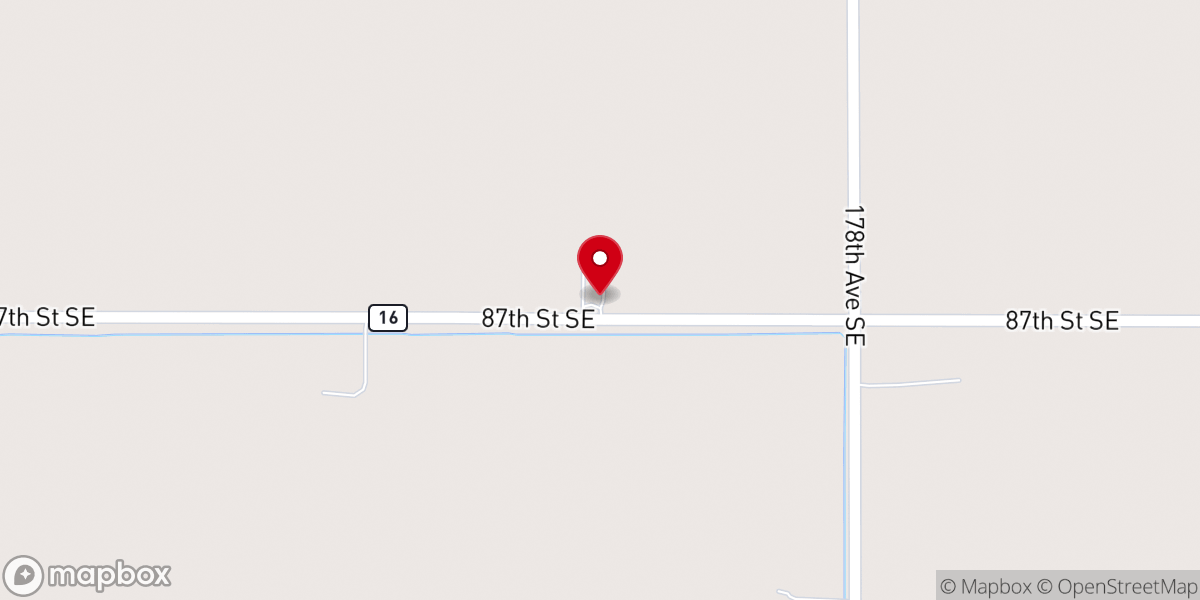 Map showing location of Saint Johns Church