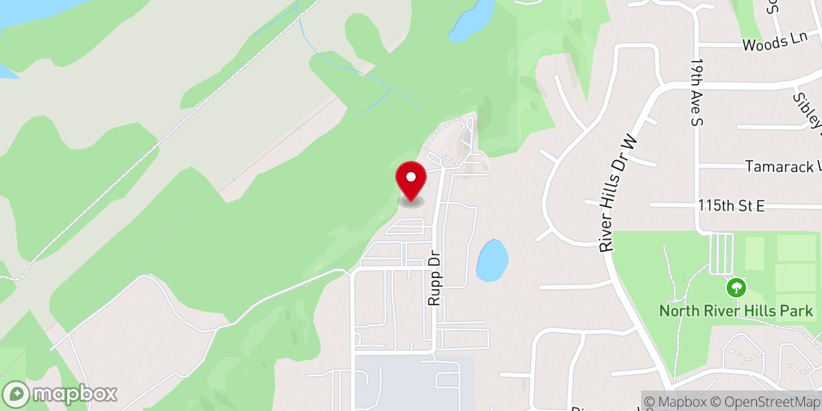 Map showing location of River Valley Church - Central Ministries Center